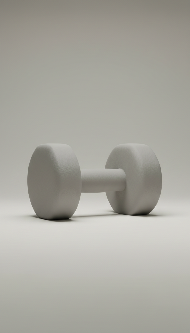 Stone Grey Dumbbells Set