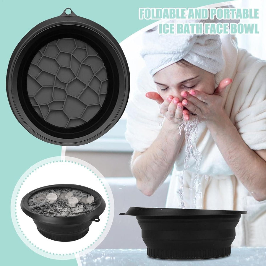 Face Bowl for Ice Portable Washing Basin for Puffiness Relief