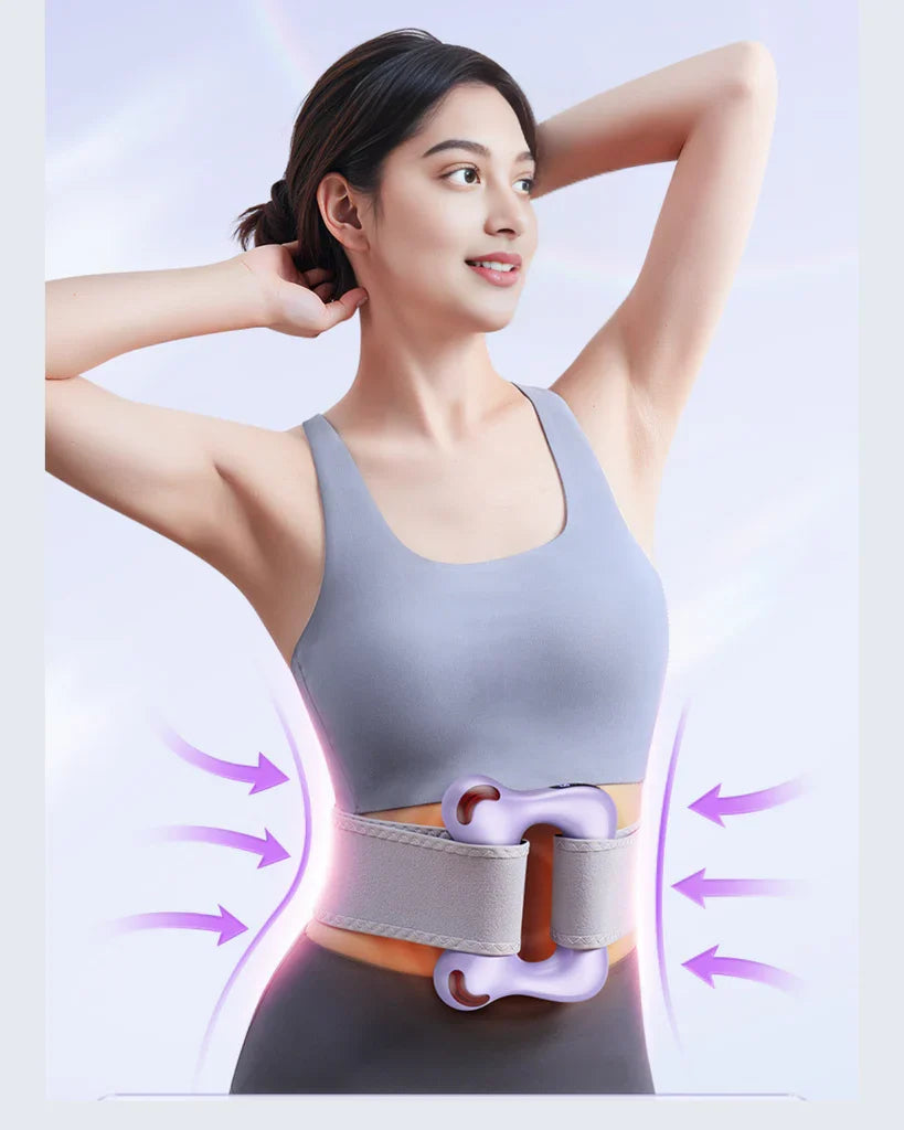 Wellness Fascial Ring Belly Slimming Belt | Vibrating Massage + Lipolysis | 10 Min/Day