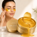 24K Gold Hydrogel Under Eye Patches – Dark Circles & Puffiness Relief
