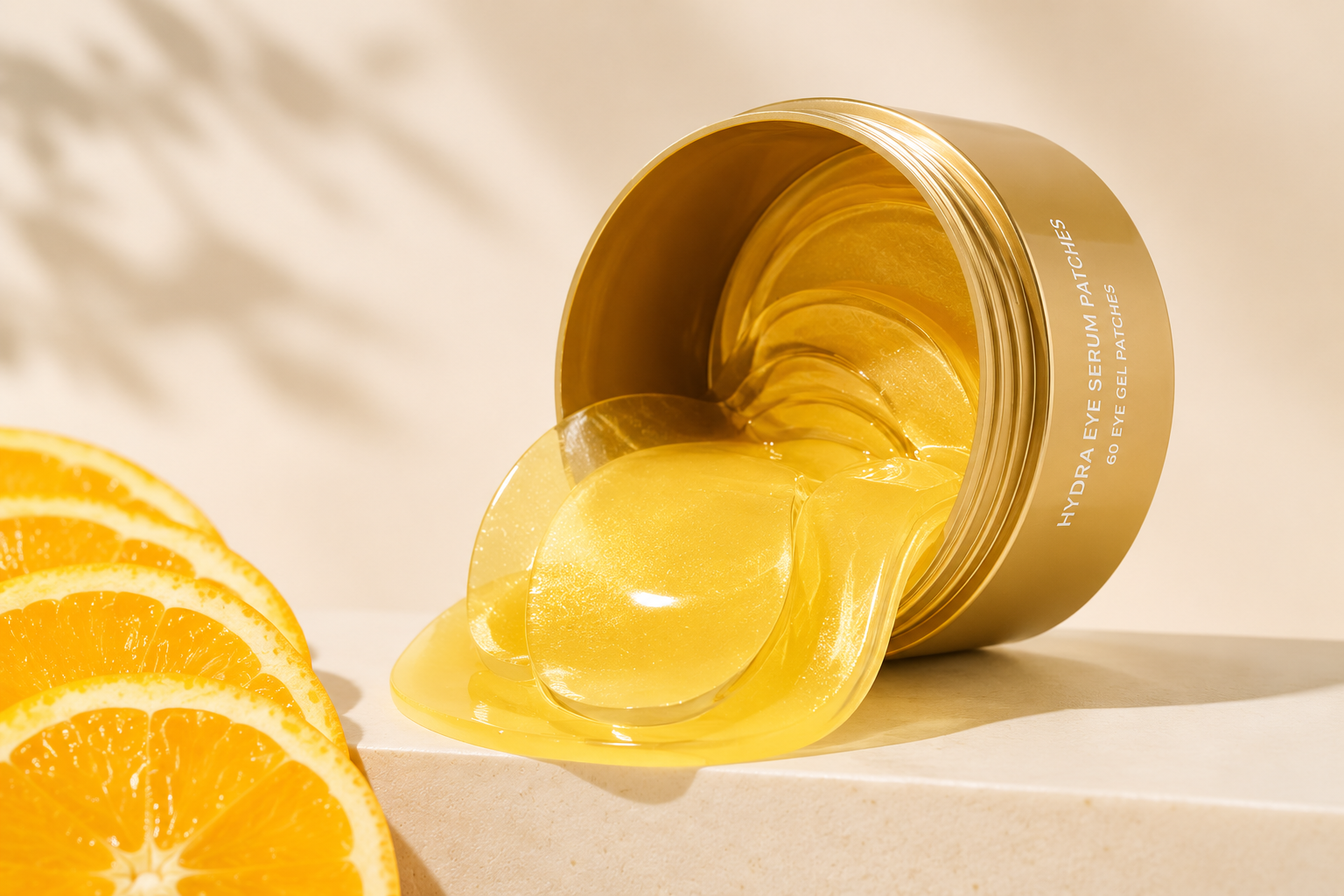 24K Gold Hydrogel Under Eye Patches – Dark Circles & Puffiness Relief