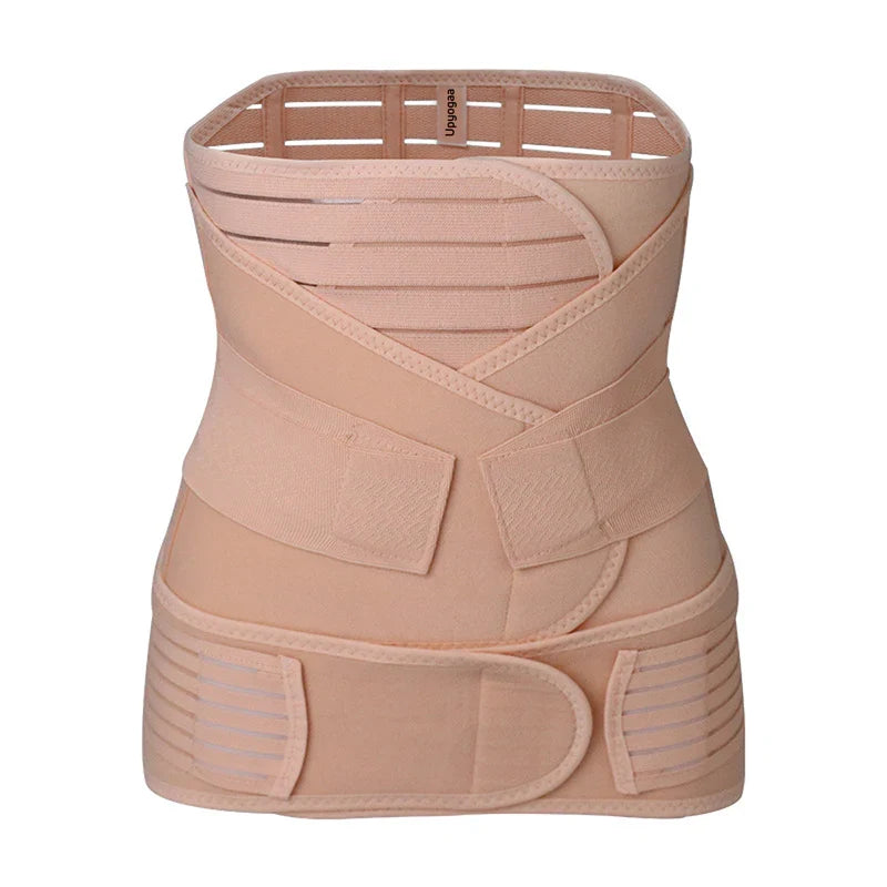 Home of Wellness 3-in-1 Postpartum Belly Belt | Medical-Grade Fabric | Breathable | Skin Friendly| 1 Year Warranty