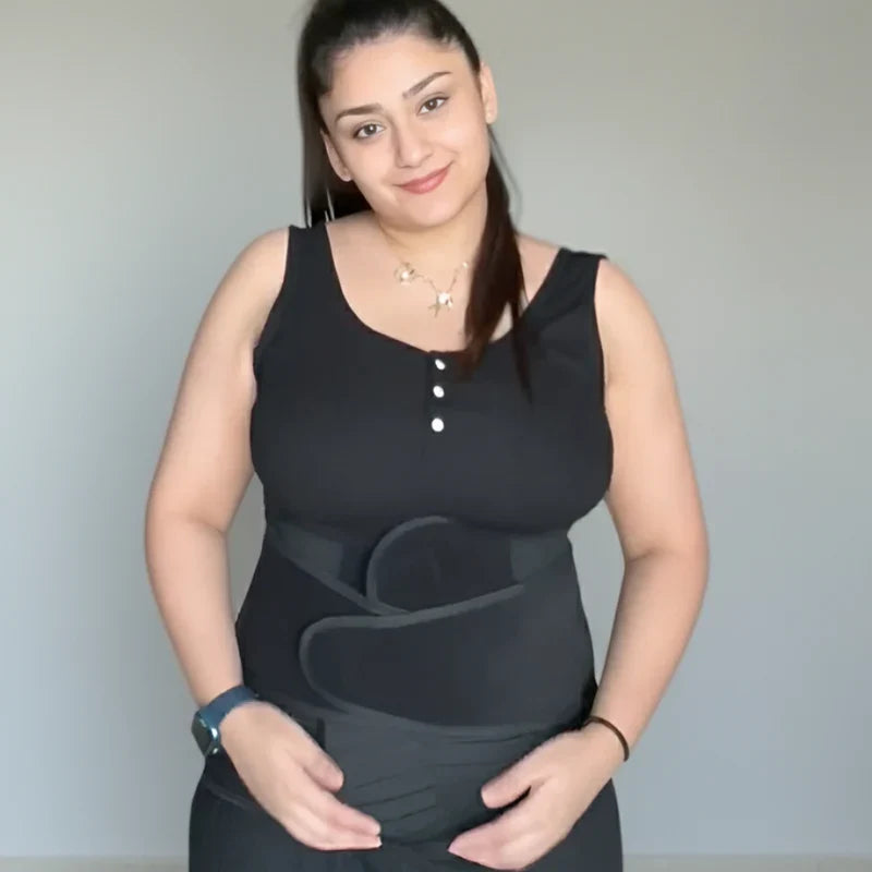Home of Wellness 3-in-1 Postpartum Belly Belt | Medical-Grade Fabric | Breathable | Skin Friendly| 1 Year Warranty