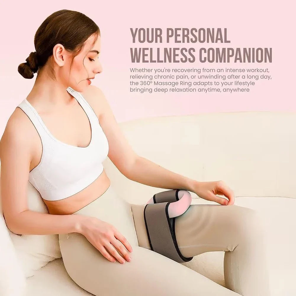 Wellness Fascial Ring Belly Slimming Belt | Vibrating Massage + Lipolysis | 10 Min/Day