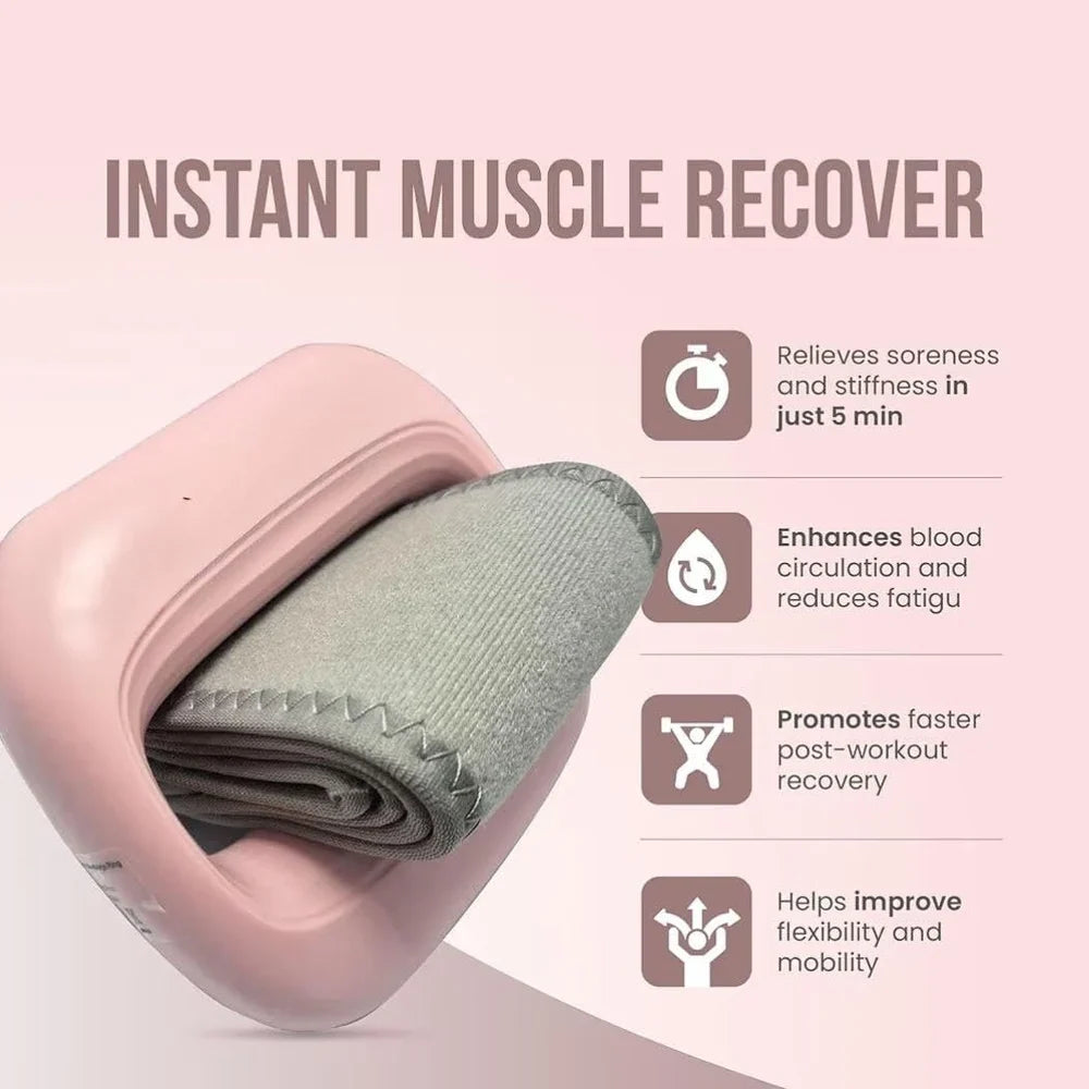 Wellness Fascial Ring Belly Slimming Belt | Vibrating Massage + Lipolysis | 10 Min/Day